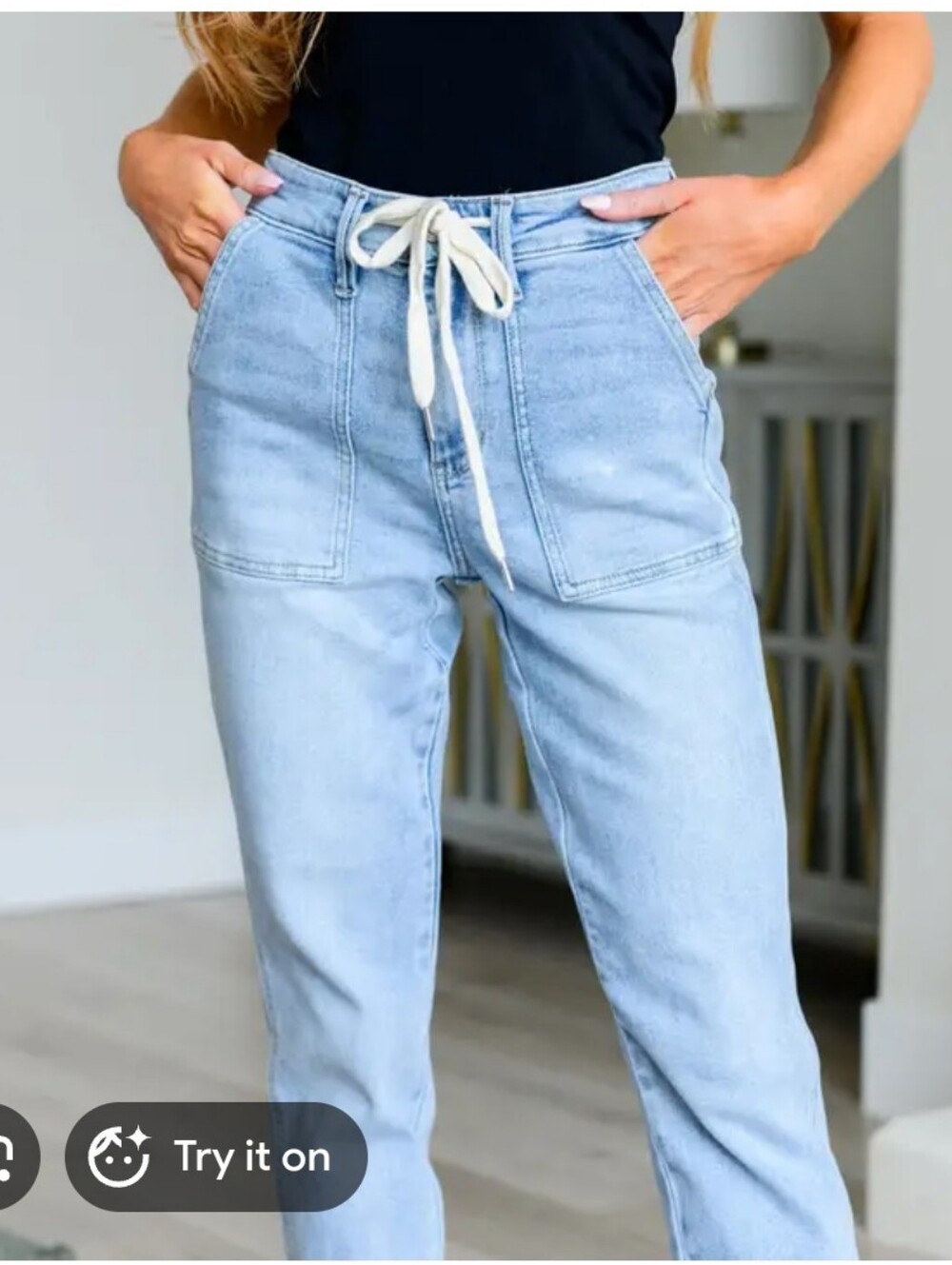 New Womens Judy Blue Jogger Jeans Size 11 30